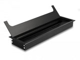 Delock Cabledurchführung Für Tischeinbau Mit Bürste 280 X 80 X 28 Mm Schwarz