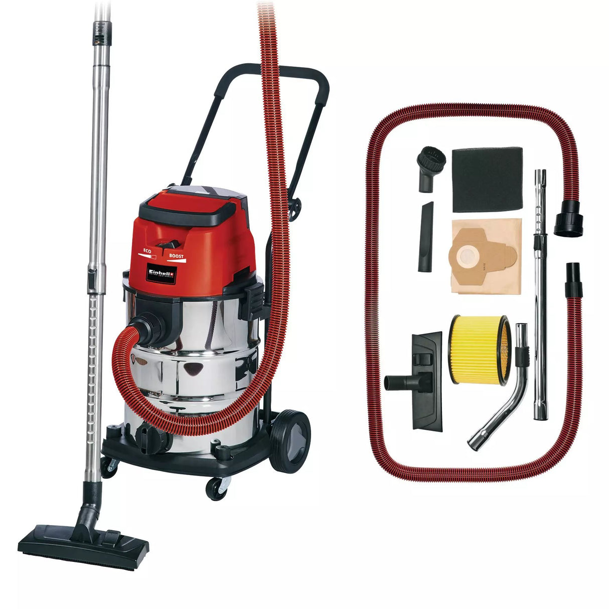 EAN 4006825635874 - Einhell TE-VC 36/30 Li S-Solo 30 L Aspiradora de tambor Seca y húmeda Bolsa para el polvo imagen 10