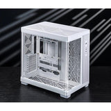 Caja Pc Jonsbo Tk-4 Midi-Tower, Atx, Tempered Glass - Blanco
