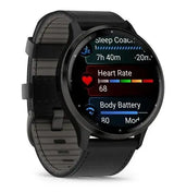 Garmin Venu 3 - 45 Mm - Pizarra Stainless Steel Negro Case