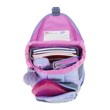 Mochila Escolar Herlitz Ultralight Violeta/Rosa, Estuche Estudiante Con 16 Piezas, Mocasines Ovalados, Bolsa De Deporte, 2 Aplicaciones 50046157
