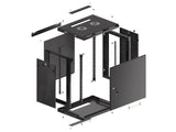 EAN 5901969430158 - Lanberg WF01-6412-00B armario rack 12U Bastidor de pared Negro imagen 12