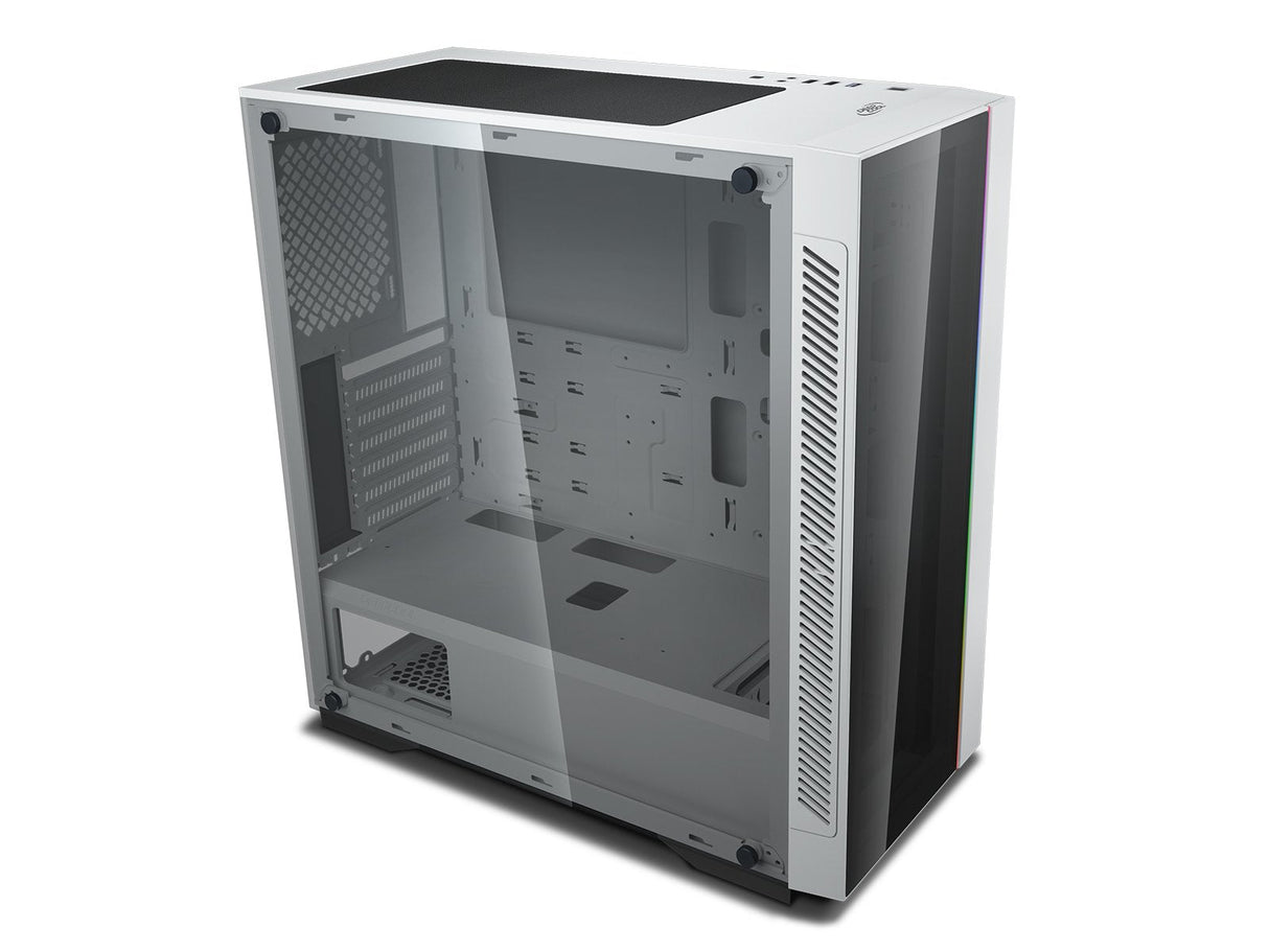 Caja Pc Deepcool E-Atx Matrexx 55 V3-Add Rgb 3f White Tempered Glass Bahias 2x3'5,2x2'5/1xusb3.0,2xusb2.0/Audio In/Out/Cristal Templado