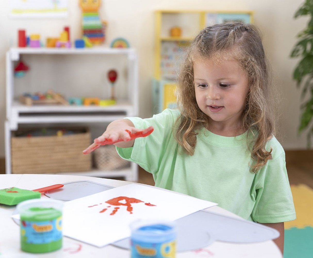 Jovi Estuche 5 Botes Pintura De Dedos 125ml C/Surtidos