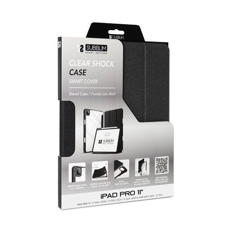 EAN 8436586742751 - SUBBLIM SUBCST-5SC400 funda para tablet 27,9 cm (11") Folio Negro, Transparente imagen 7