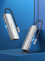 EAN 6922794753488 - Vention TOKHB base para portátil y replicador de puertos Alámbrico USB 3.2 Gen 1 (3.1 Gen 1) Type-C Plata imagen 2