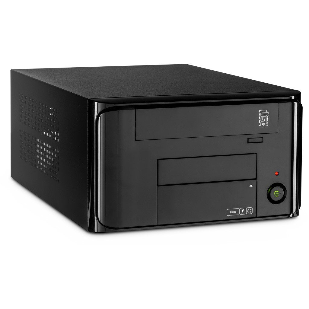 Caja Pc Inter-Tech Mini Itx Mi-008 Negro 2x Usb3.0,138x220x340mm