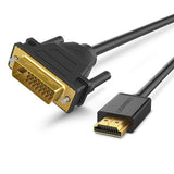 Ugreen 30116 Adaptador De Cable De Vídeo 1 M Dvi Hdmi Negro