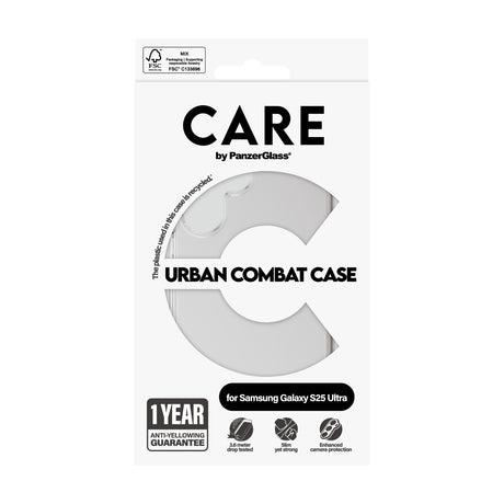 EAN 5715685016905 - PanzerGlass CARE™ by ® Urban Combat Case Transparent Samsung Galaxy S25 Ultra funda para teléfono móvil T imagen 3