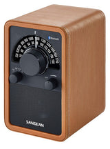 Sangean Wr-15bt Cuero Marrón Radio De Estantería