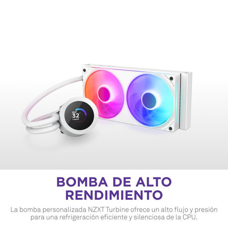 EAN 5056547205229 - NZXT Kraken Plus RGB 240 Procesador Sistema de refrigeración líquida todo en uno 12 cm Blanco imagen 3