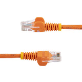 Cable De Red 7m Naranja Cat5e  Cabl Ethernet Sin Enganche