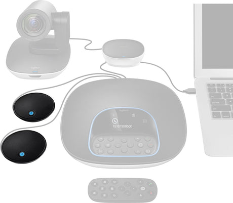 EAN 0097855119551 - Logitech 989-000171 micrófono Negro Micrófono de superficie para mesa imagen 2