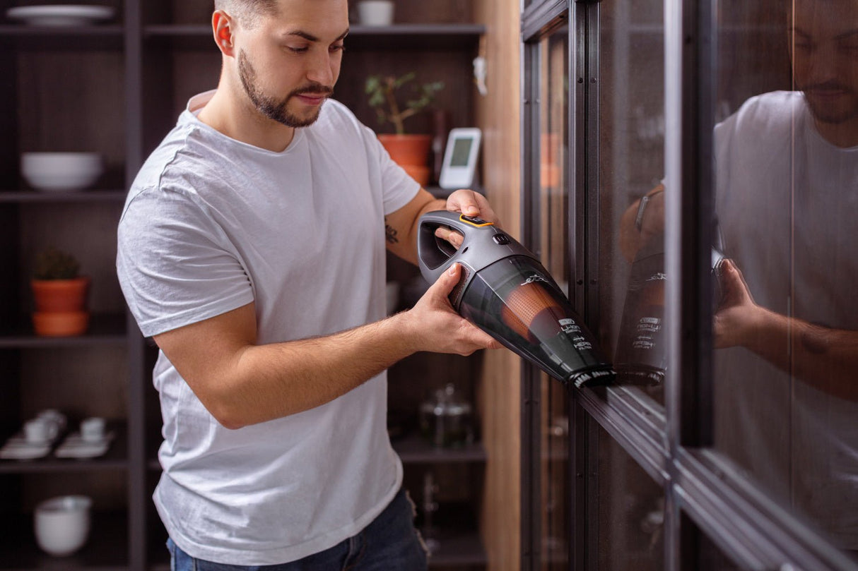 Eta Eta242590000 Aspiradora De Mano Rotativa, Autonomía 30 Min, Gris Blanco