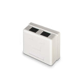 Aisens Roseta De Superficie Rj45 Cat.6 Utp 2 Tomas - Blanco
