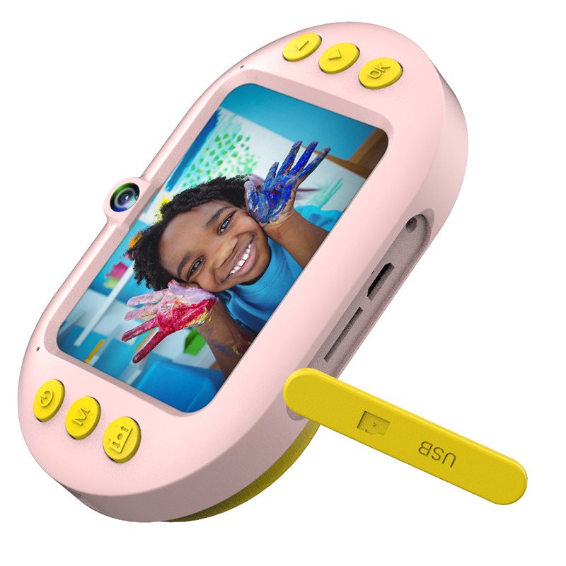 Cámara Digital Deportiva Agfaphoto Realikids Cam Waterproof 16mp Rosa Incluye Tarjeta Micro Sd 8gb