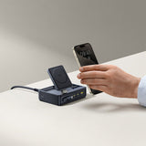 Cargador Inalámbrico Baseus Nomos Universal Negro Corriente Alterna  Carga Rápida Interior