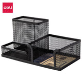 Deli Organizador Metalico De Rejilla Negro