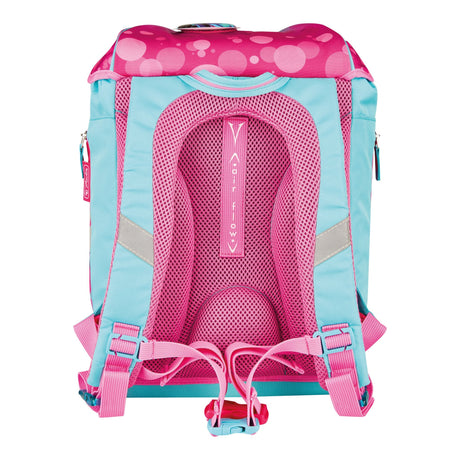 EAN 4008110344539 - Herlitz SoftLight Plus GreenLine Pink Bubbles juego de mochila escolar Chica Poliéster Azul, Rosa imagen 4