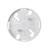 Base Tubo Visto Para Detector Convencional - Montaje En Superficie (Blanco)