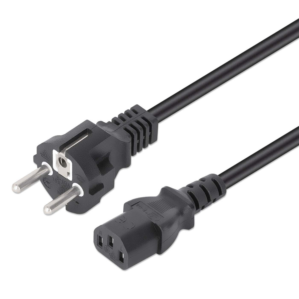 EAN 766623308700 - Manhattan 308700 cable de transmisión Negro 5 m CEE7/7 IEC C13 imagen 1