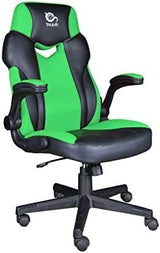 Talius Silla Crab Gaming Negr/Verde, Brazos Fijos, Butterfly, Base Metal, Ruedas 60mm Nylon, Gas C