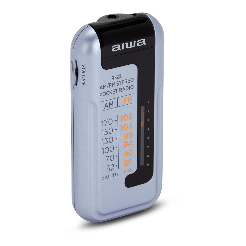 Radio Formato Mini Aiwa R-22sl Am/Fm Hyperbass Color Silver