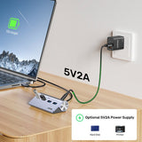 Unitek H1337bgy01 Hub 4in1 Usb-C With 4x Usb-A