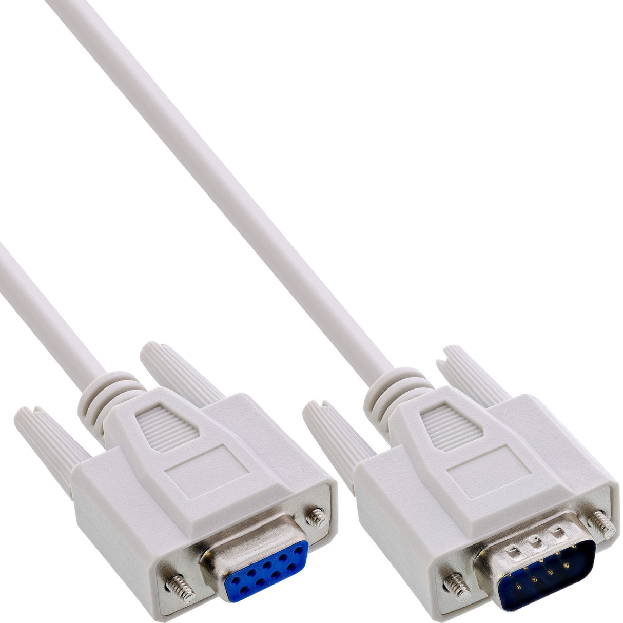 Cable De Extensión Serie Inline De 9 Pines Macho A Hembra Moldeado Directo Asignado 20 M