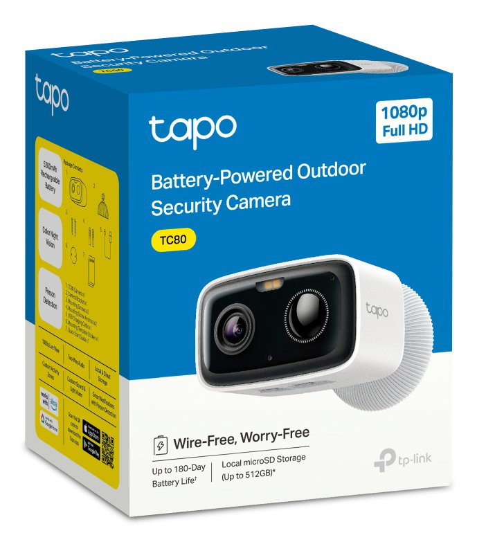 EAN 1210002609937 - TP-Link Tapo TC80 cámara de vigilancia Bala (forma) Cámara de seguridad IP Exterior 1920 x 1080 Pixeles T imagen 4
