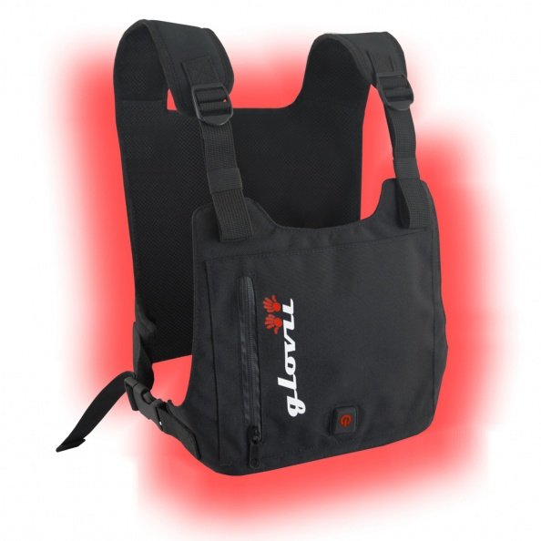 Glovii - Universelle Akku Beheizte Weste, Grössen: Uni Chaleco De Protección Esquiar, Snowboard Unisex Poliéster Negro