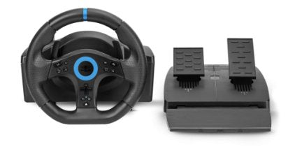 EAN 3700104441828 - Spirit of Gamer SOG-RWP5 mando y volante Negro, Azul USB Volante + Pedales Digital PlayStation 5, PlaySta imagen 3
