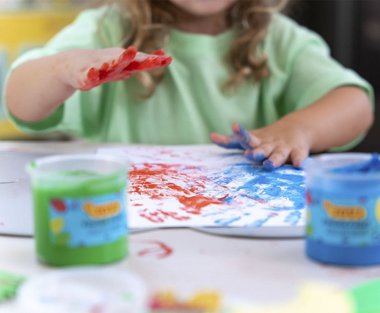 Jovi Estuche 5 Botes Pintura De Dedos 125ml C/Surtidos