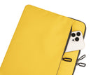 Tucano Gommo Sleeve Funda Portatil 15,6" - Material Engomado Impermeable - Bolsillo Para Accesorios - Amarillo