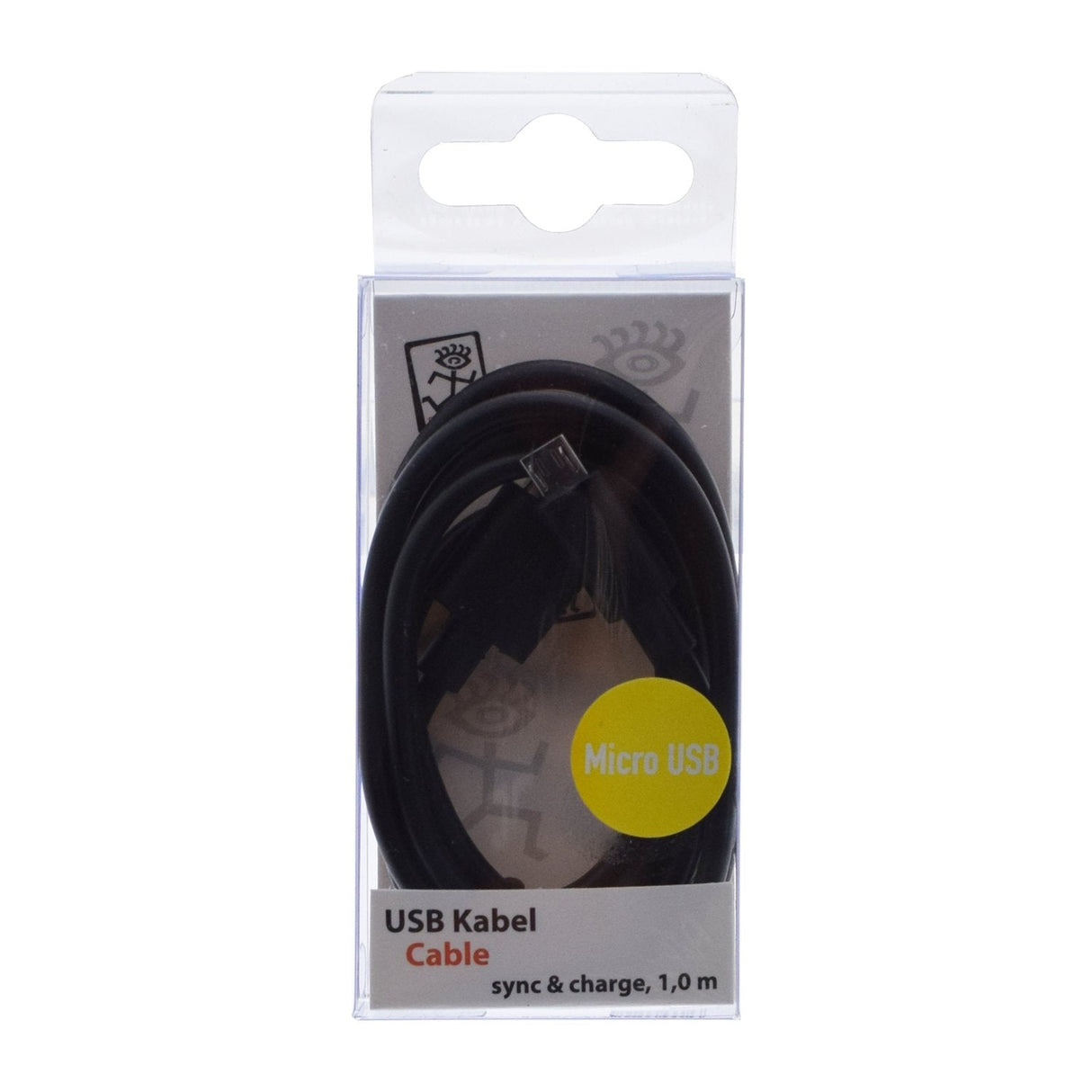 Cable De Carga Usb 2go Negro 1m Micro-Usb