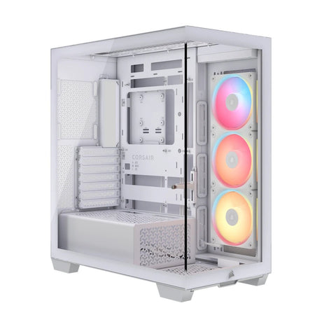 EAN 840440407126 - Corsair Midi Tower 3500X LXR LINK TG Blanco imagen 1