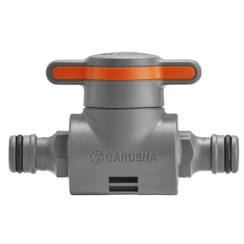 Acoplamiento Gardena Con Válvula De Control (Gris/Naranja)18266-50
