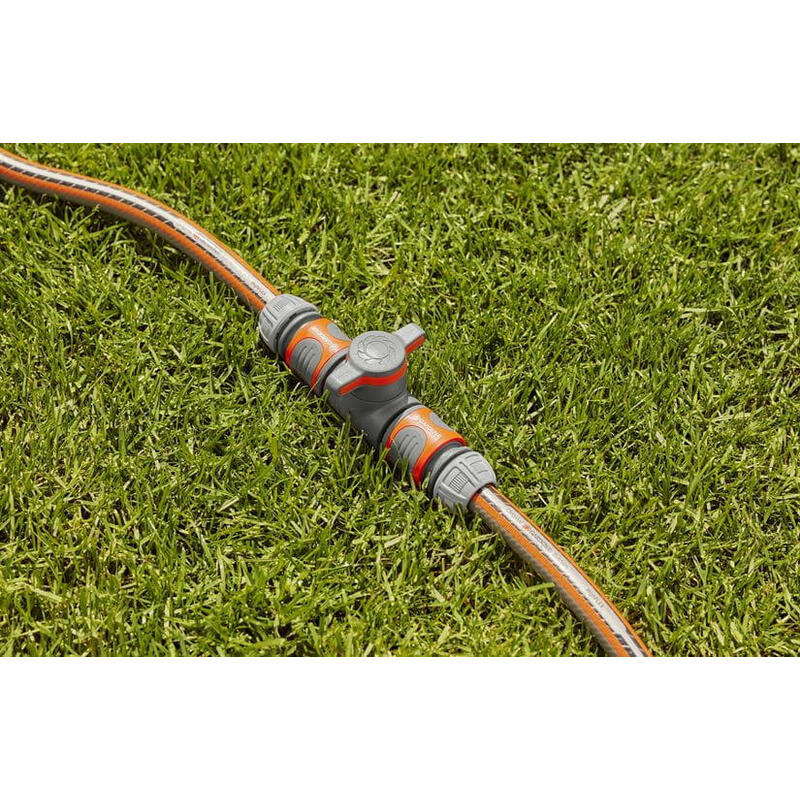 Acoplamiento Gardena Con Válvula De Control (Gris/Naranja)18266-50