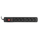Activejet Combo 6gn 1,5m Protector De Sobretensión Con Cable