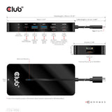 Club3d Usb-7-In1-Hub Usb-C > 2xhdmi/2xusb/Rj45/Usb-C 100w Retail