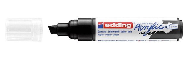 Edding 5000 - Marker - Permanent - Negro