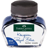 Faber Castell Tintero 30ml Tinta Borrable Azul Real