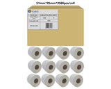 G&G 12x Etikettenrollen Compatible Con Zebra 880199-025d