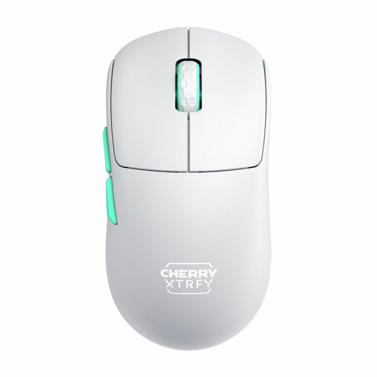 Ratón Cherry M68 Wireless Gaming Blanco/Turquesa Cx-M68w-White