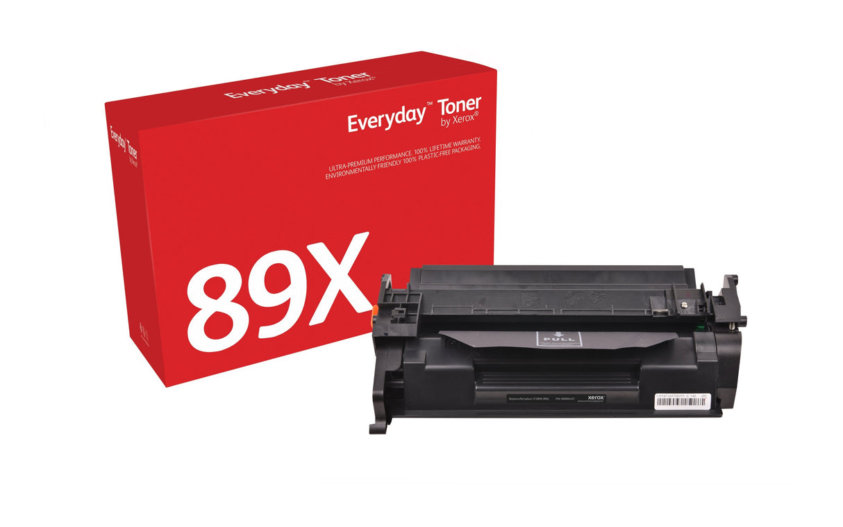 Tóner Compatible Xerox 006r04421 Compatible Con Hp Cf289x  10000 Páginas  Negro