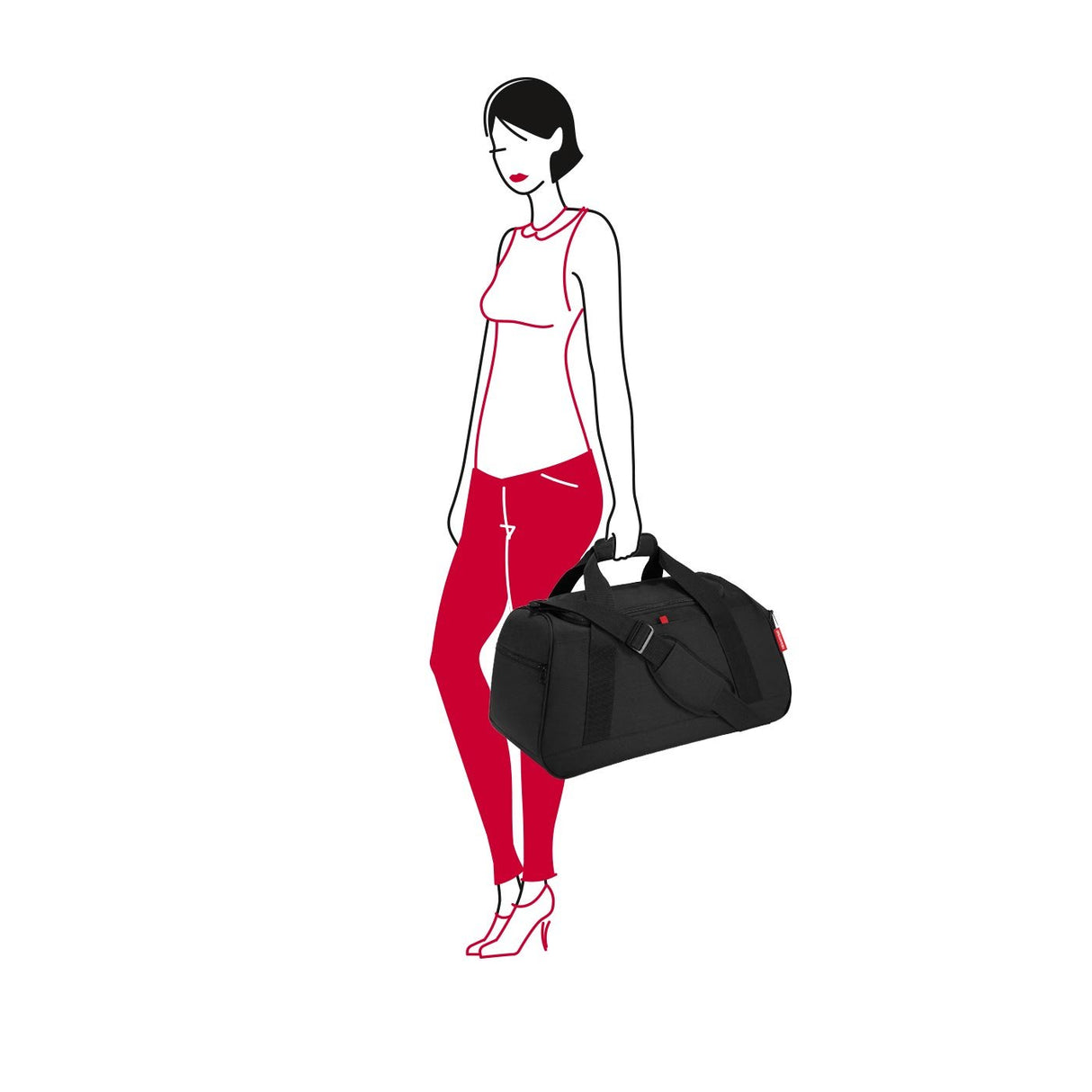 EAN 4012013571947 - Reisenthel activitybag bolso de lona 35 L Poliéster Negro imagen 3