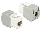 Keystone Modul Rj45 Buchse > Lsa Cat.6 Utp Weiss