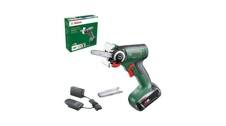 Sierra Inalámbrica Bosch Nanoblade Universalcut 18v-65, 18volt, (Verde/Negro, Batería Li-Ion 2,5ah, Power For All Alliance)