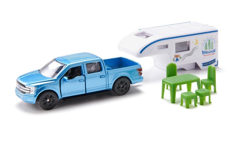 Siku Super Ford Pick-Up Camper Camioneta Ford F150