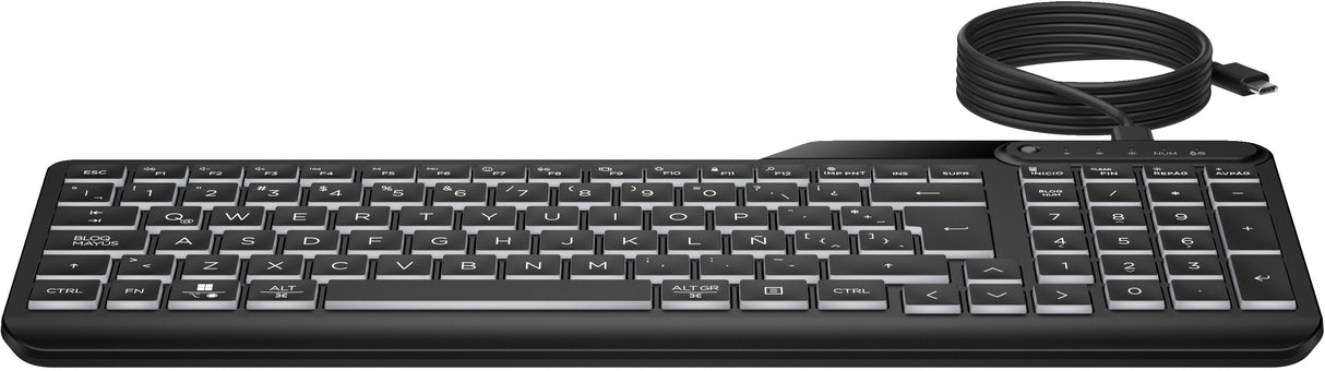Hp 405 Multi-Device Backlit Wired Keyboard